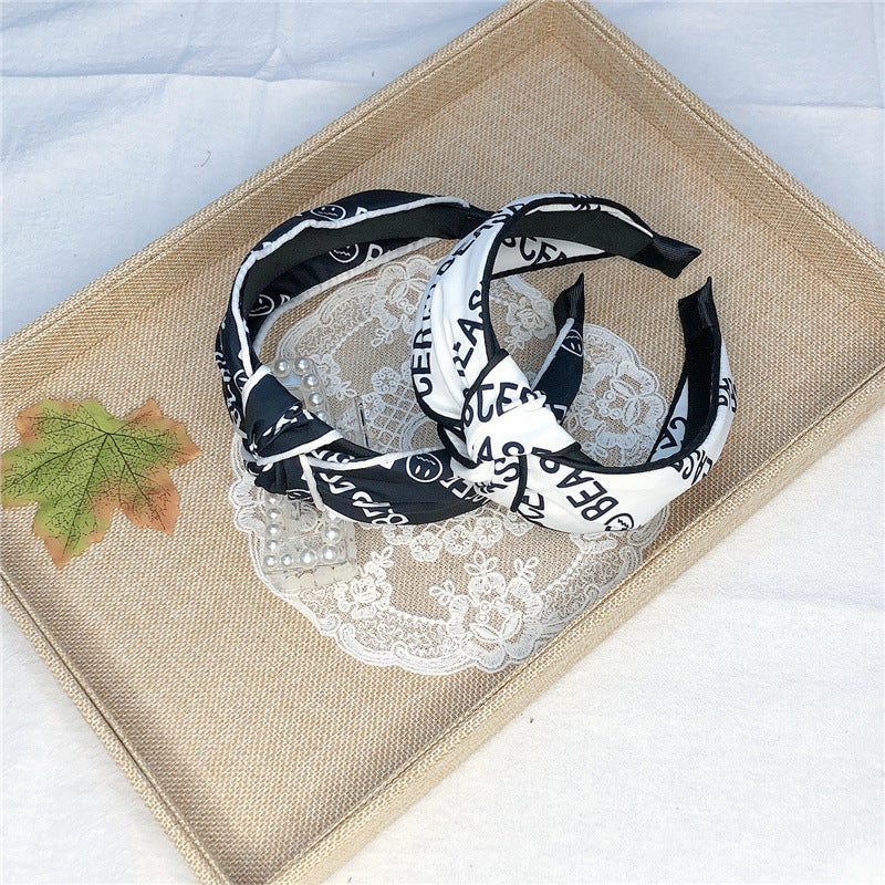 Creative Cute Headwear Wide Brim Hair Band Fabric Women