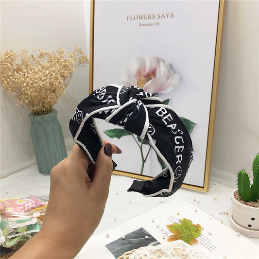 Creative Cute Headwear Wide Brim Hair Band Fabric Women