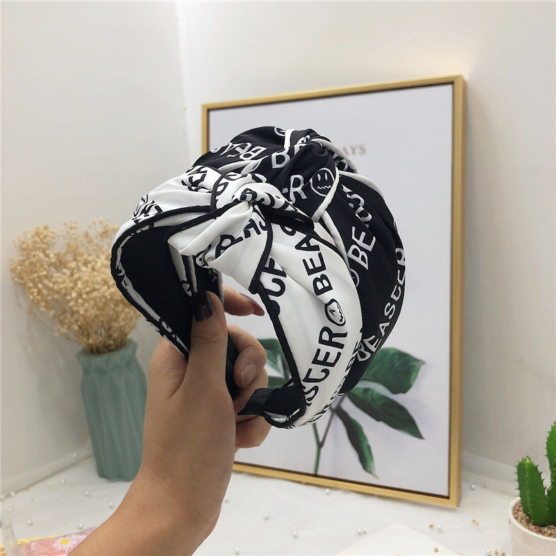 Creative Cute Headwear Wide Brim Hair Band Fabric Women