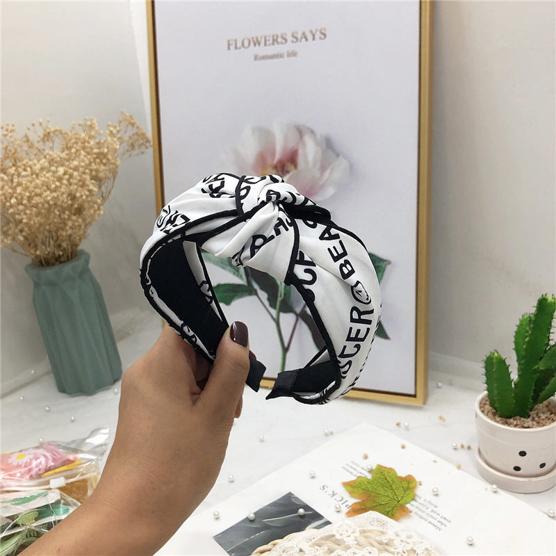Creative Cute Headwear Wide Brim Hair Band Fabric Women