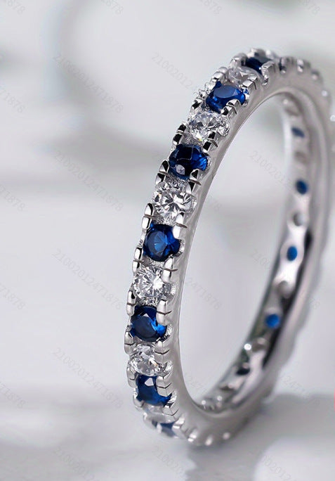 Row Zirconium Twin Index Finger Ring